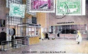 SIDI-BEL-ABBES - GARE - INTERIEUR
